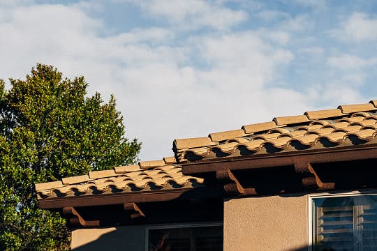 Completed roof installation